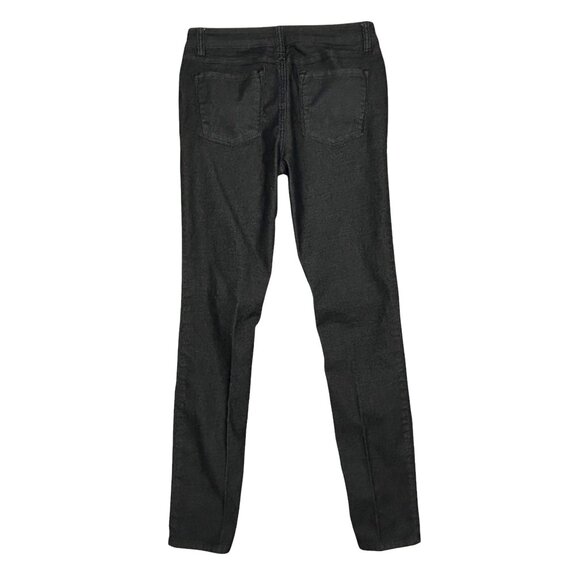 Prana Jeans Womens 2/26 Kayla Black/Dk Grey‎ Skinny Stretch Organic Cotton Blend - Picture 2 of 13
